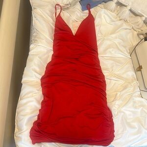 Never worn tiger mist red mini dress